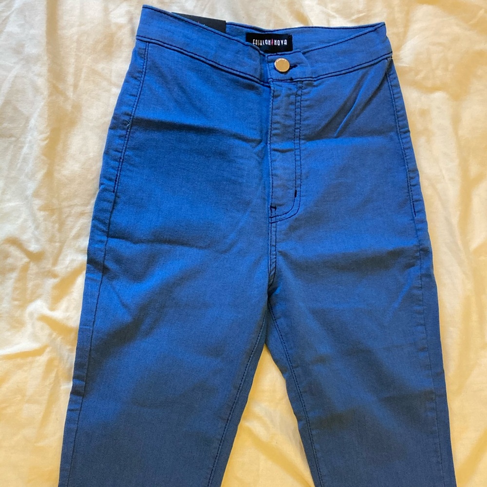 High waist denim jeans
